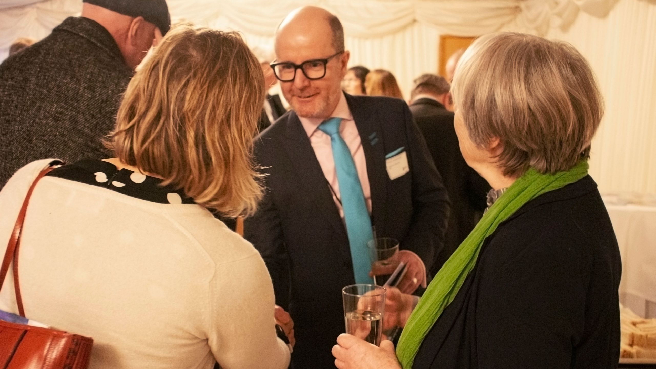 Paul Rodgers, IWA National Chairman meeting Environment Agency's Alice Mayne